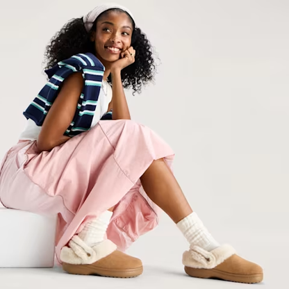 Adult Classic Unfurgettable Vegan Suede Lined Clogs